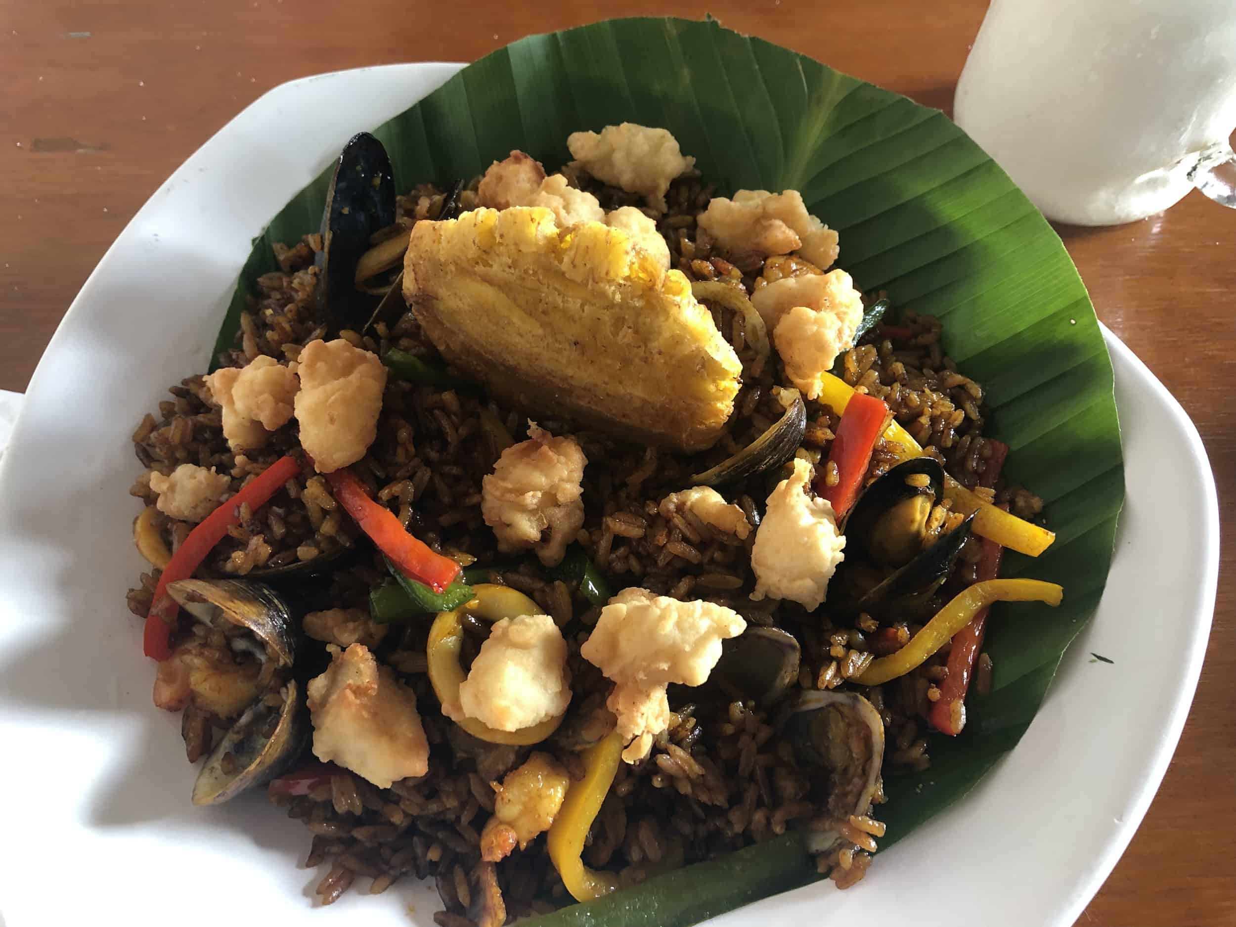 Caribbean rice at Guatila