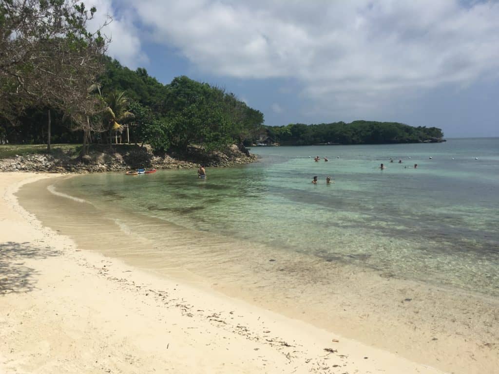 Beach at Rosario del Mar, Isla Grande, Rosario Islands, Colombia