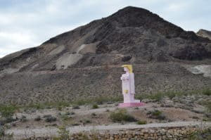 Lady Desert: The Venus of Nevada at the Goldwell Open Air Museum in Rhyolite, Nevada