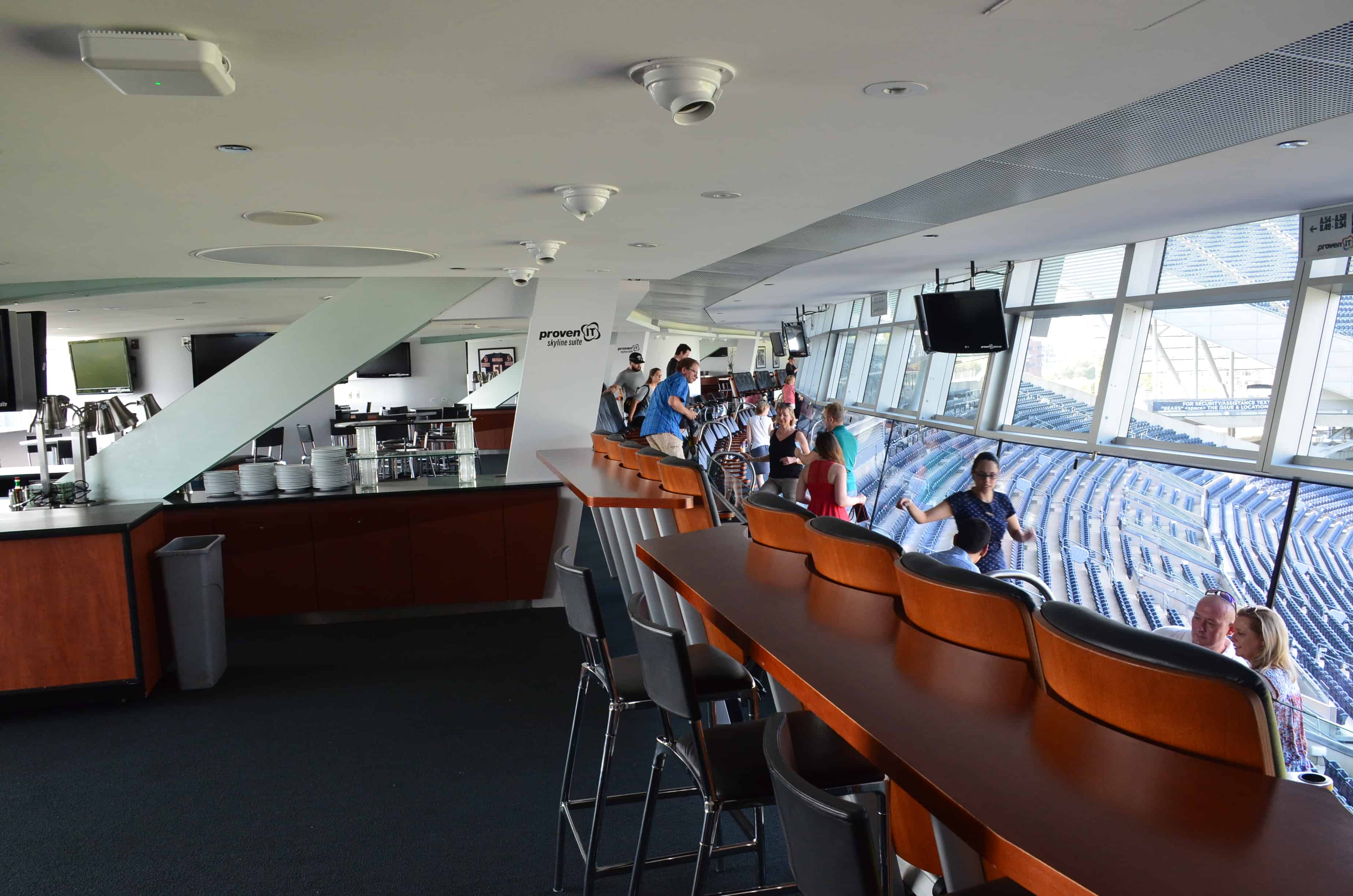 Skyline Suite at Soldier Field in Chicago, Illinois