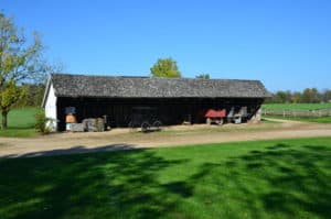 Buggy barn at Amish Acres in Nappanee, Indiana