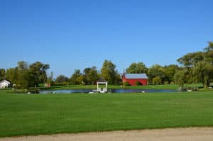The grounds at Amish Acres in Nappanee, Indiana