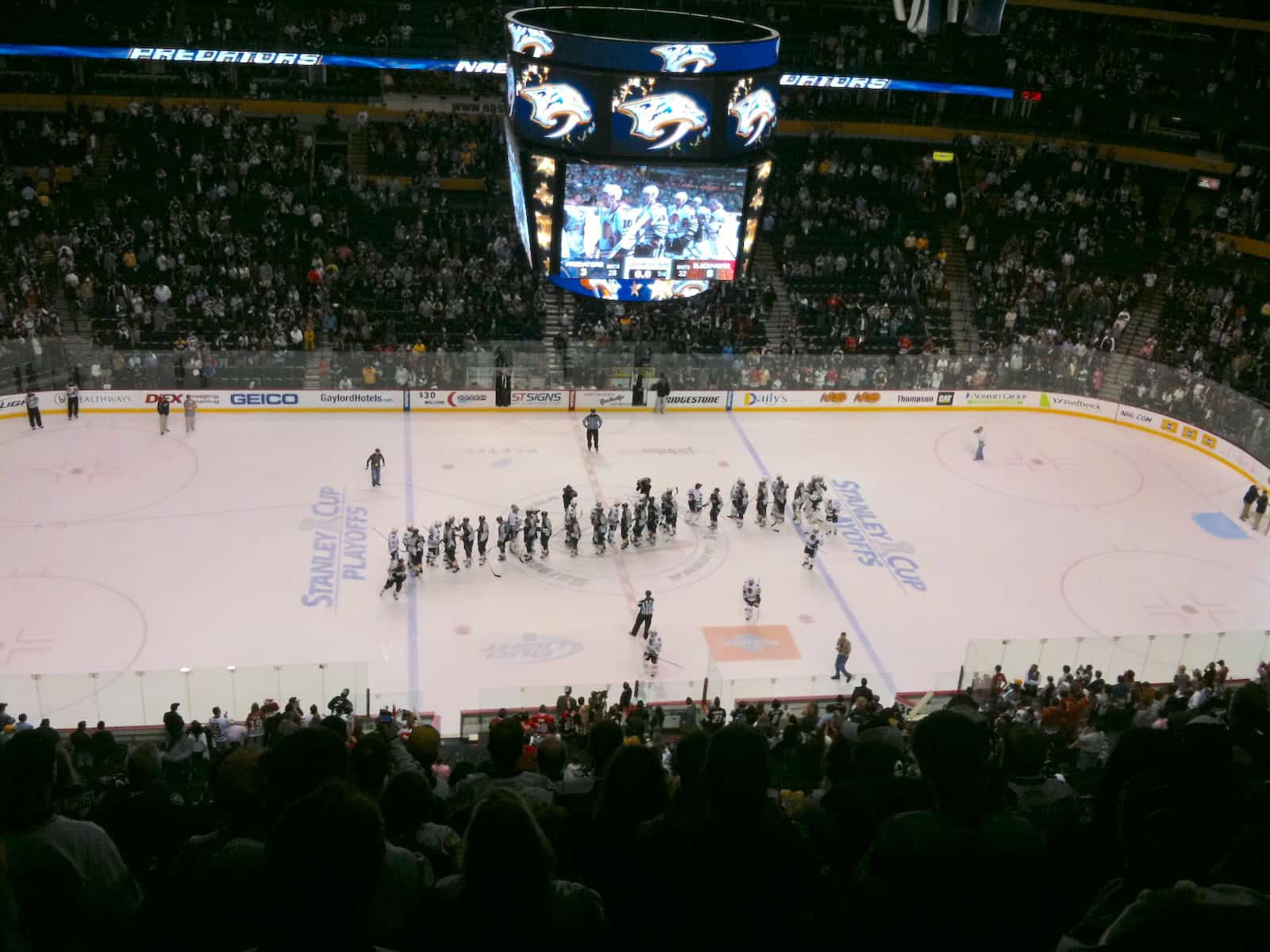 Nashville Predators game at Bridgestone Arena