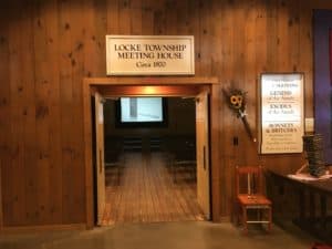 Documentary film theatre at Amish Acres in Nappanee, Indiana