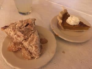 Dessert at Amish Acres in Nappanee, Indiana