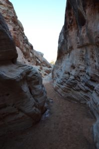 Narrows on the White Domes Trail at Valley of Fire State Park in Nevada