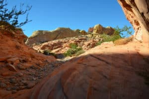 Second mile of the White Domes Trail at Valley of Fire State Park in Nevada