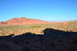 View from Atlatl Rock at Valley of Fire State Park in Nevada