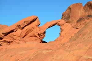 Arch Rock at Valley of Fire State Park in Nevada