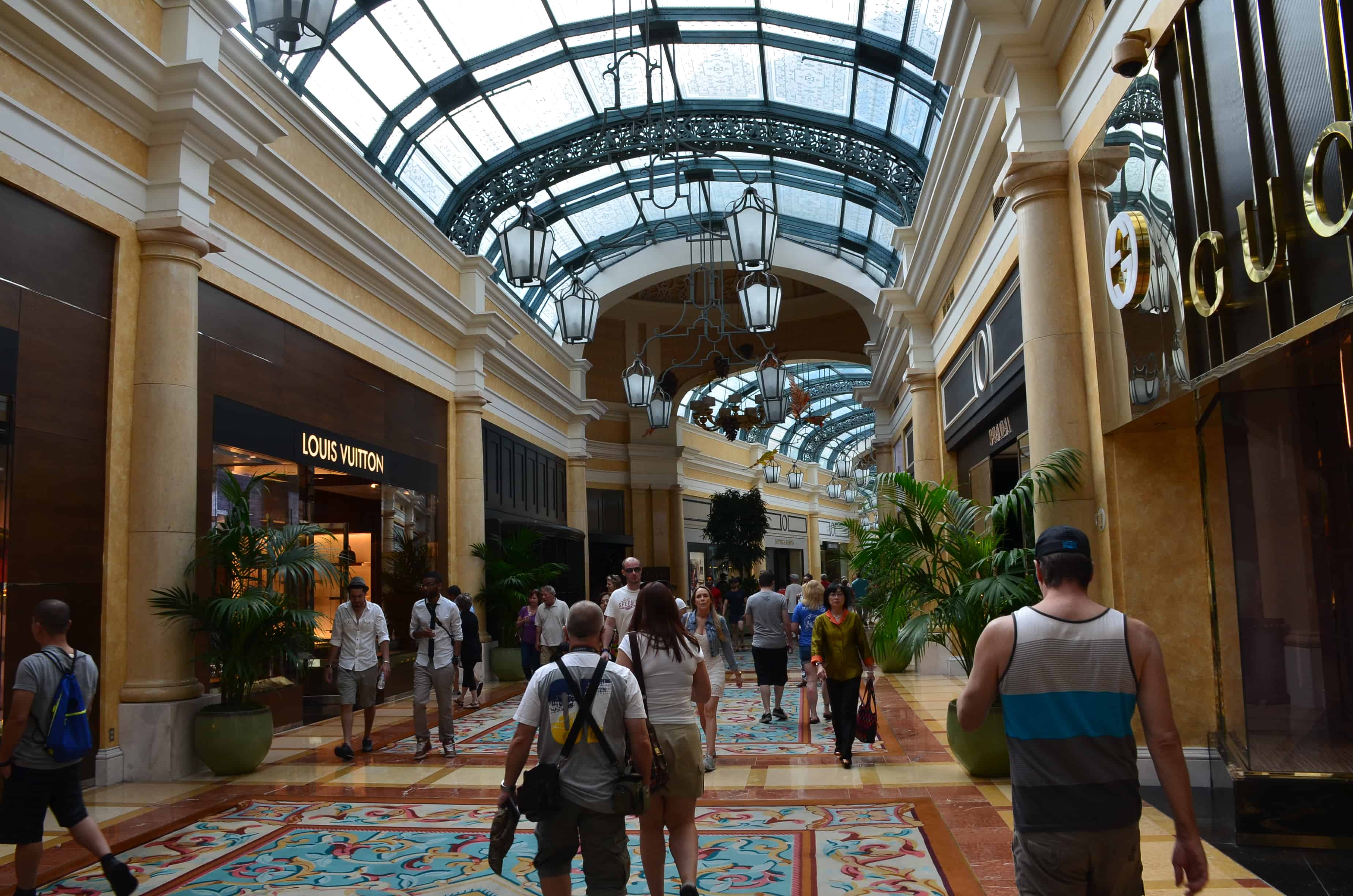 Shopping mall at the Bellagio in Las Vegas, Nevada