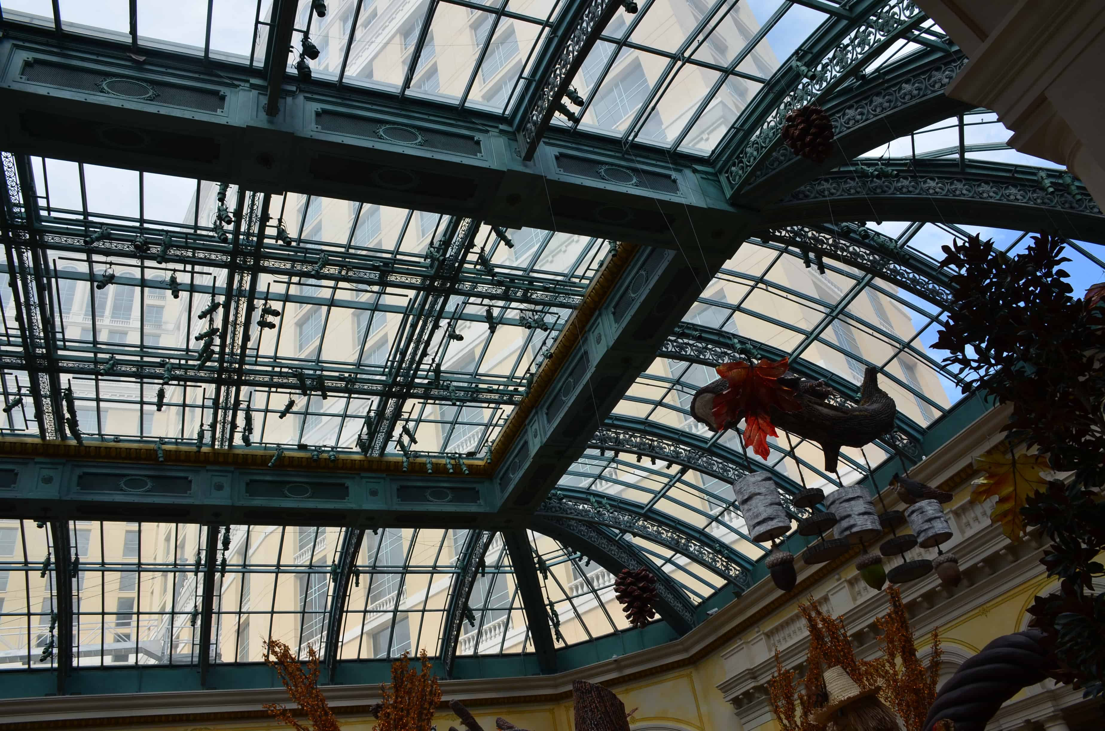 Ceiling of the Conservatory and Botanical Gardens at the Bellagio in Las Vegas, Nevada