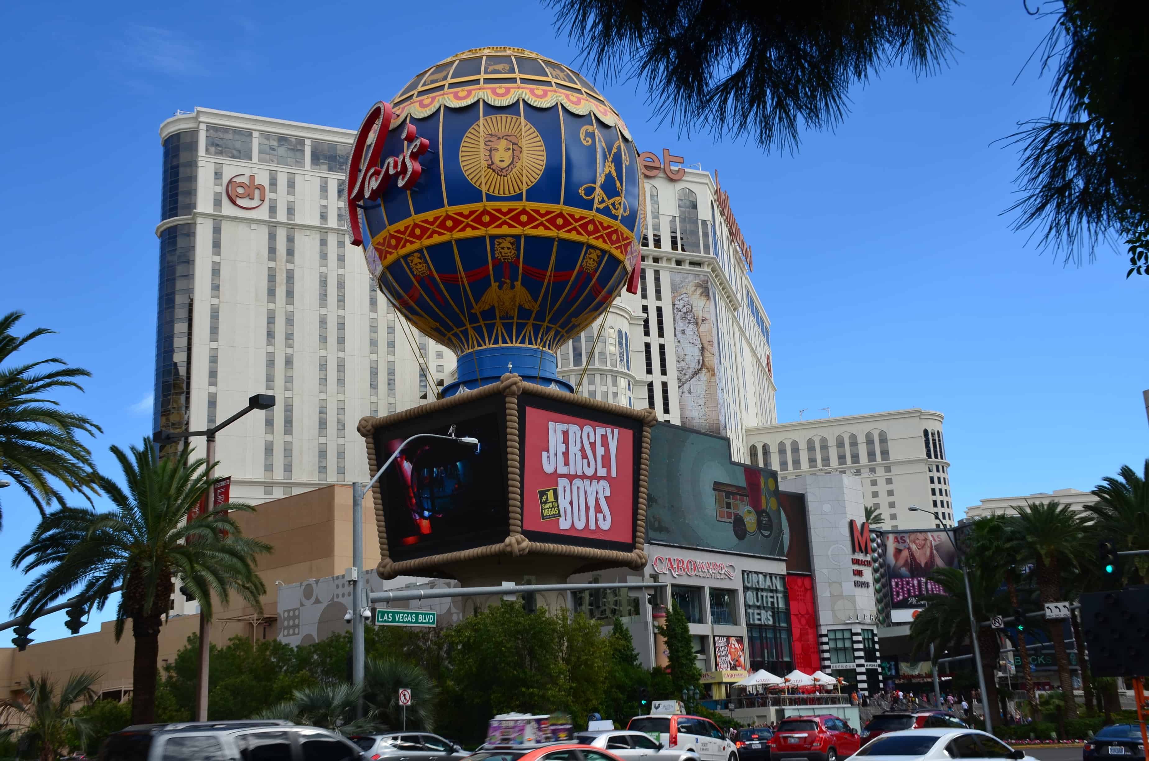 Hot air balloon at Paris Las Vegas