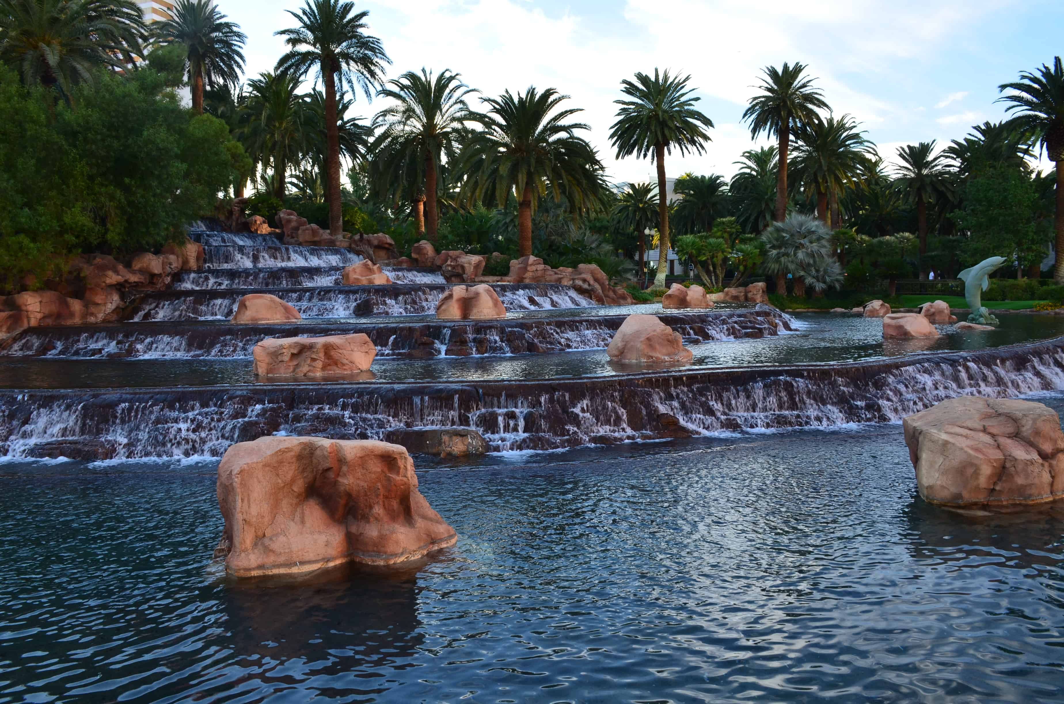 The volcano at the Mirage in Las Vegas, Nevada