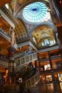 Atrium at the Forum Shops at Caesar's Palace in Las Vegas, Nevada