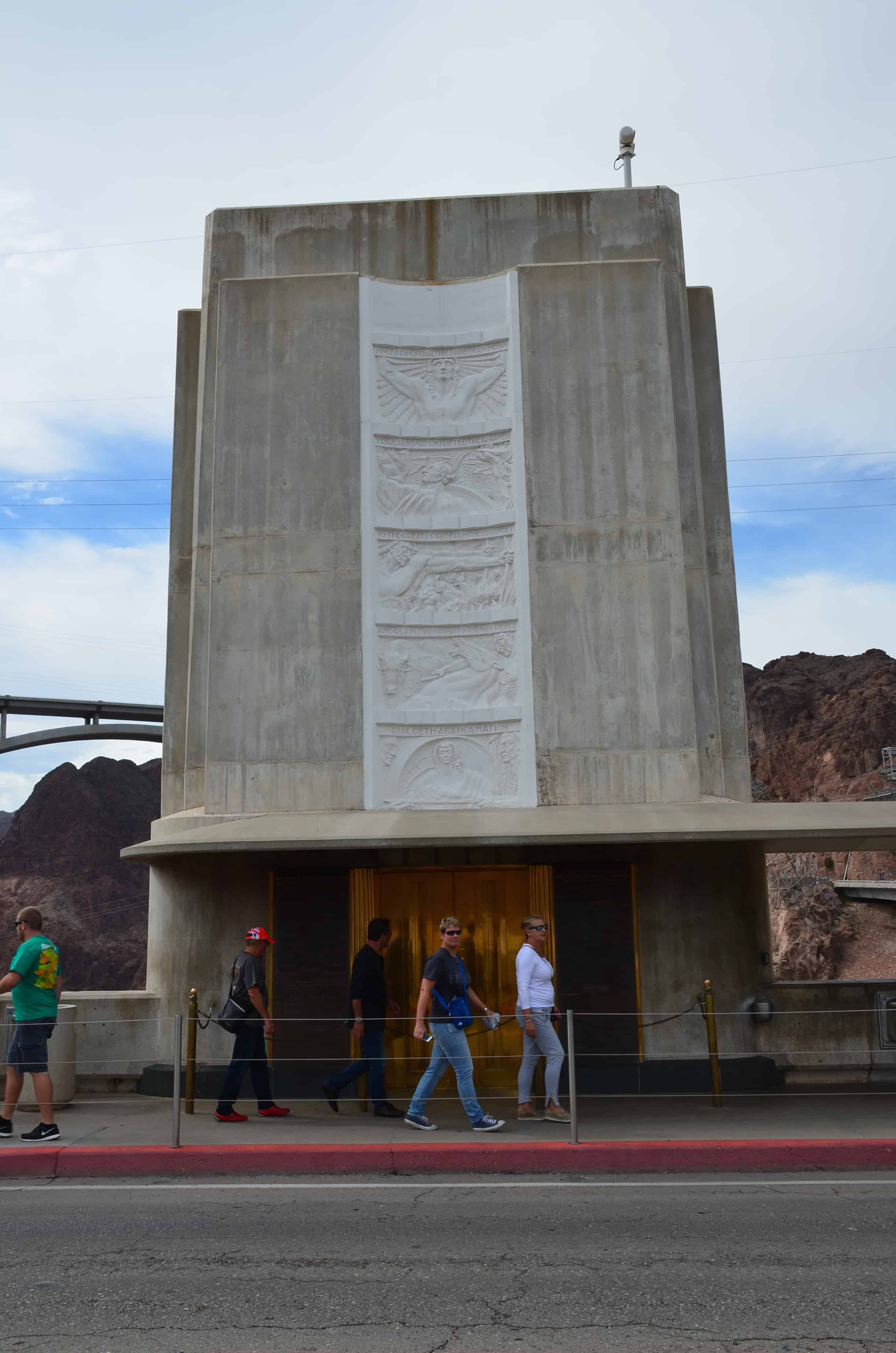 Elevator tower at Hoover Dam in Nevada