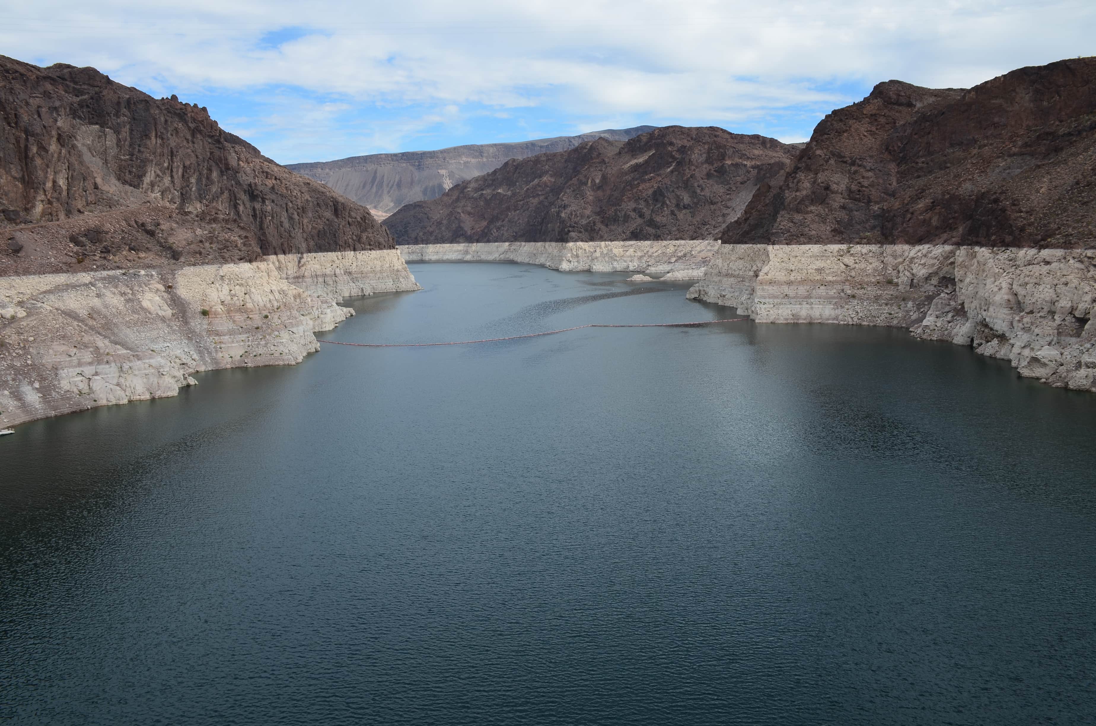 Lake Mead and the Colorado River at Hoover Dam in Nevada