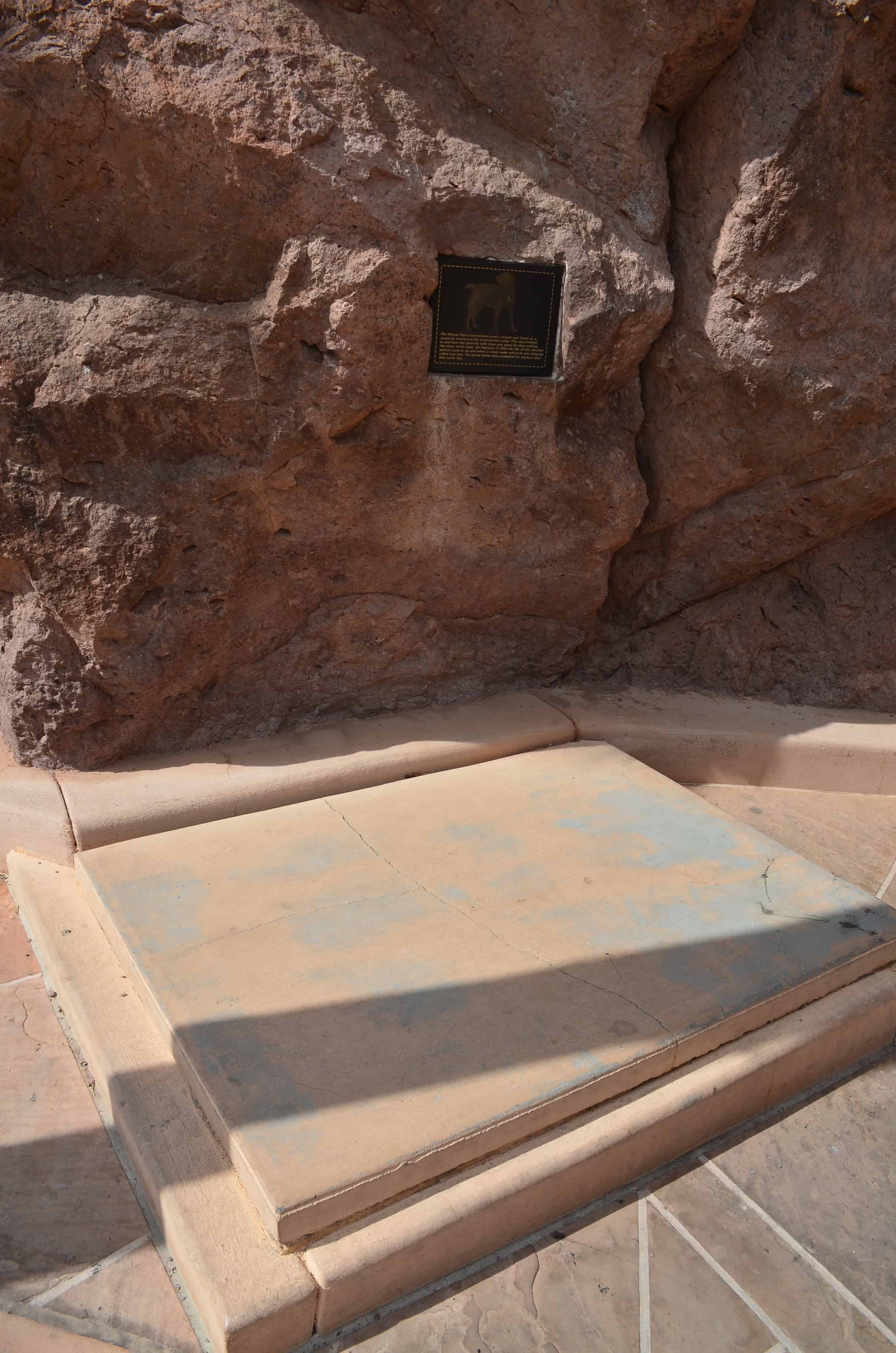 Mascot's tomb at Hoover Dam in Nevada