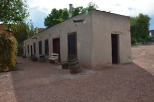 Building with original bricks at Old Las Vegas Mormon Fort State Historic Park in Nevada