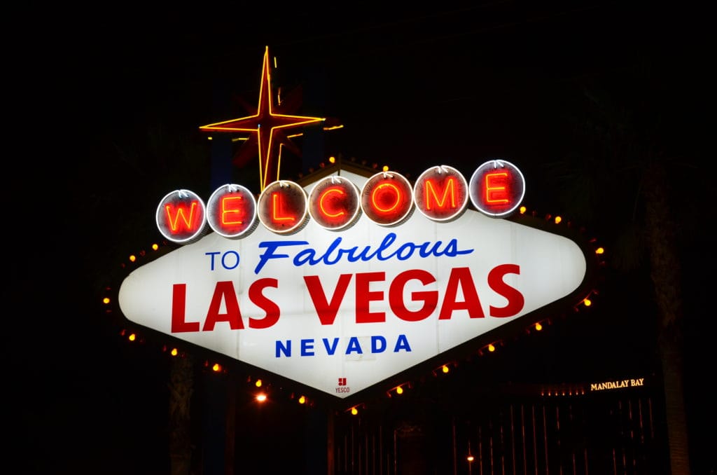 Welcome sign in Las Vegas, Nevada