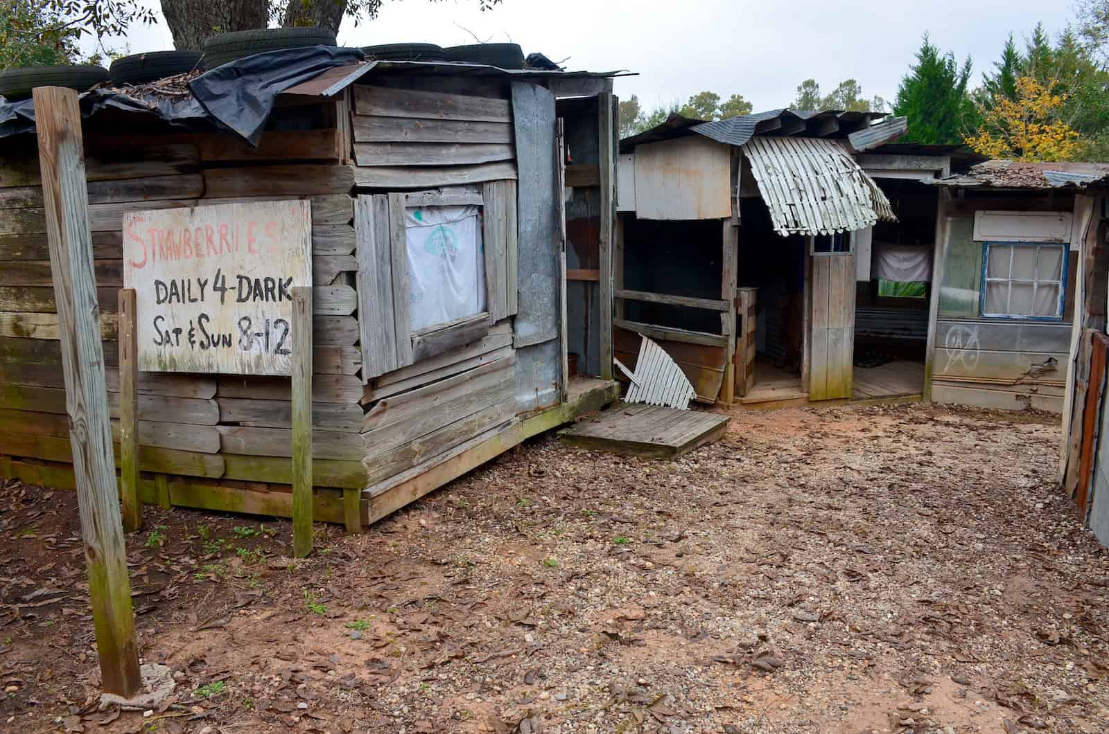 Poverty village at Habitat for Humanity Global Village in Americus, Georgia