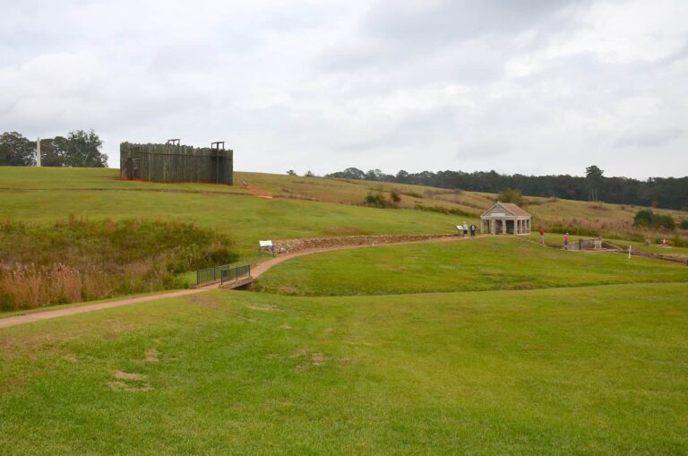 North Gate area at Andersonville National Historic Site in Georgia