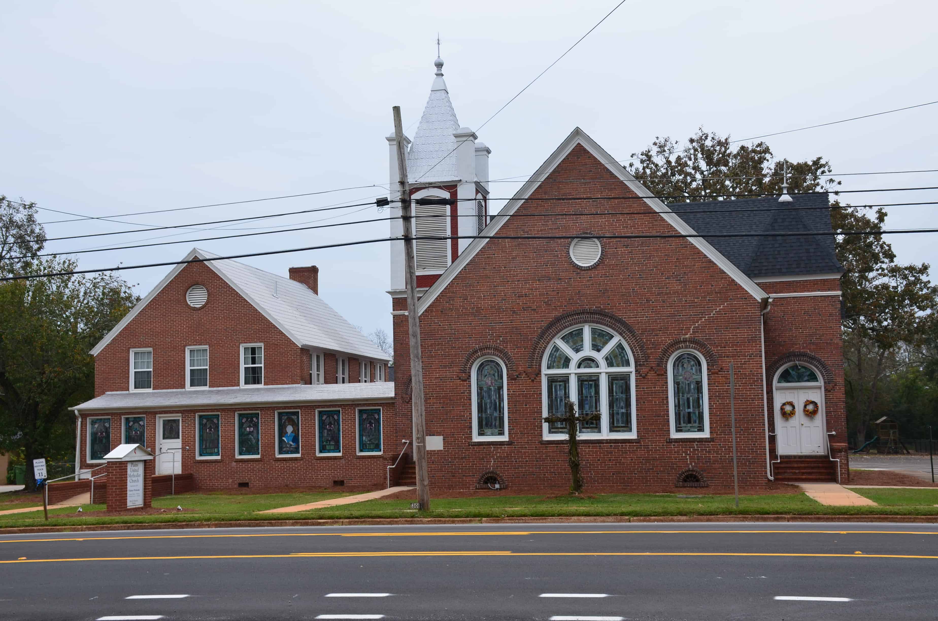 Plains United Methodist Church in Plains, Georgia