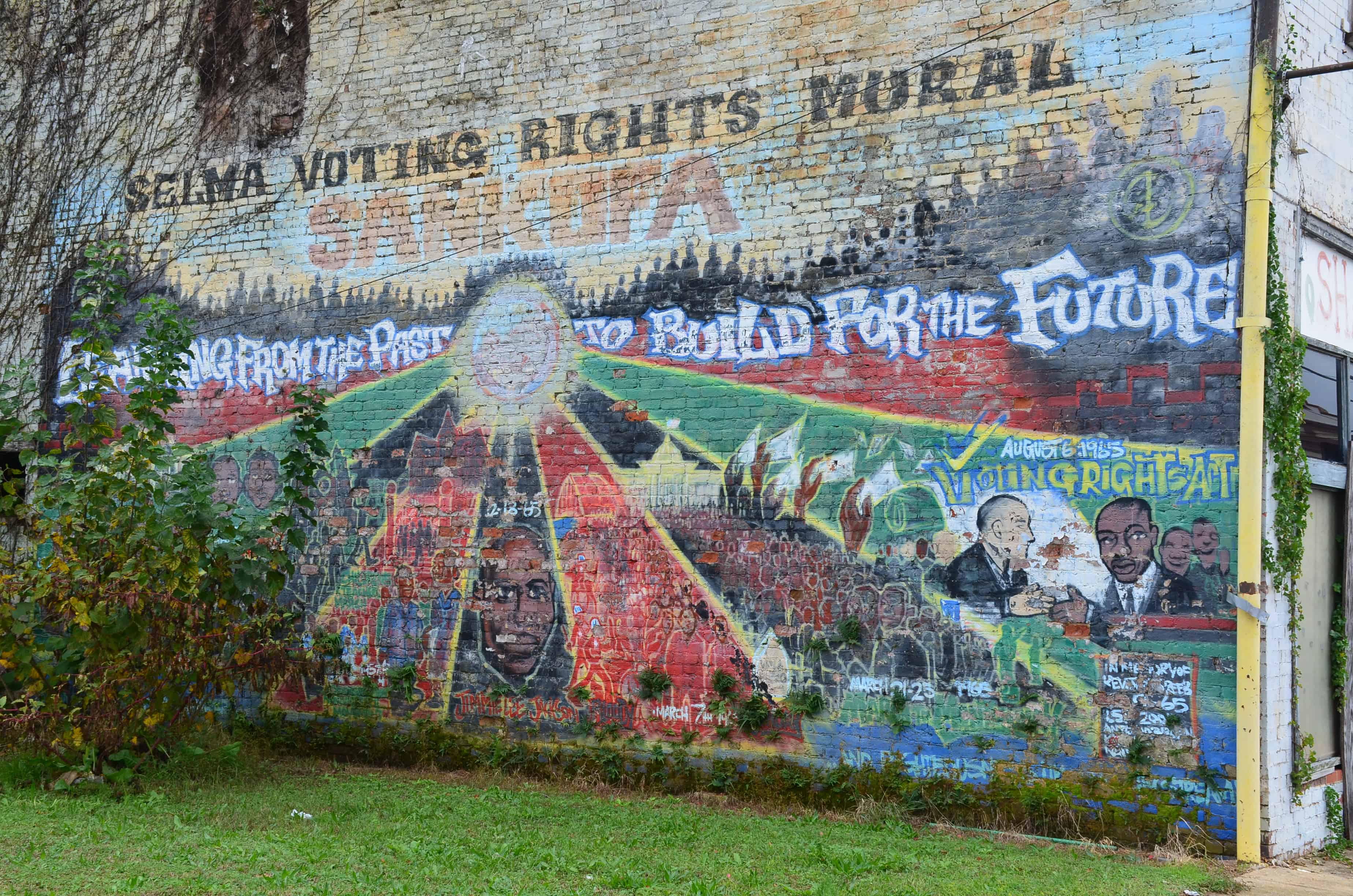 Voting Rights mural in Selma, Alabama