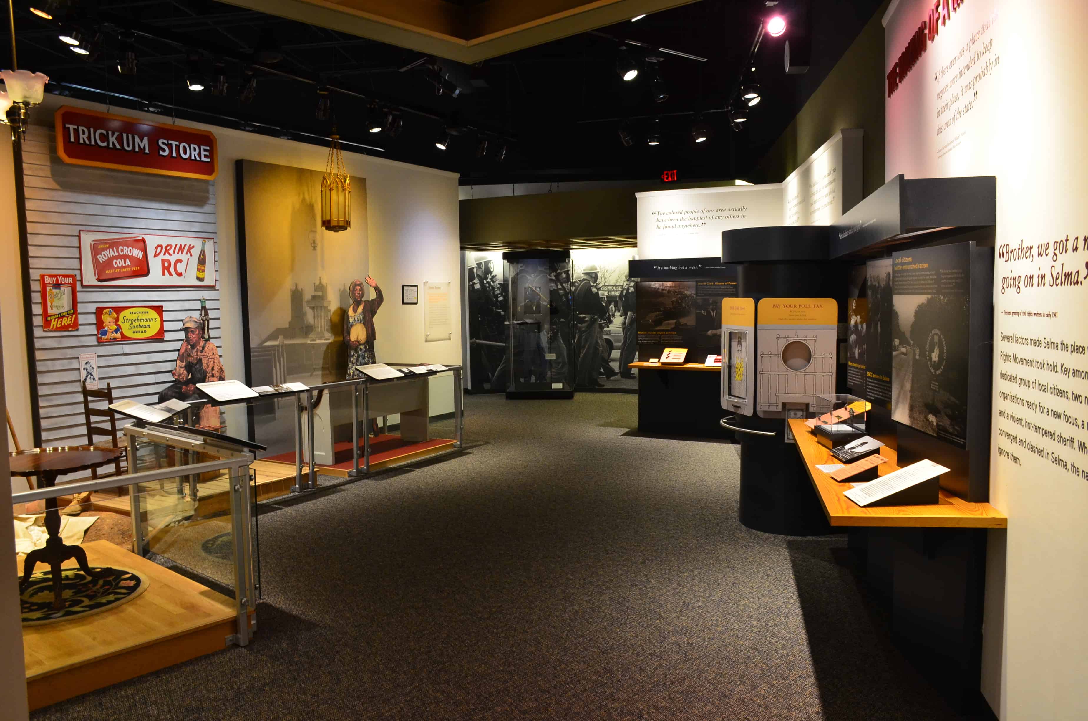 Lowndes Interpretive Center on the Selma to Montgomery National Historic Trail in Alabama