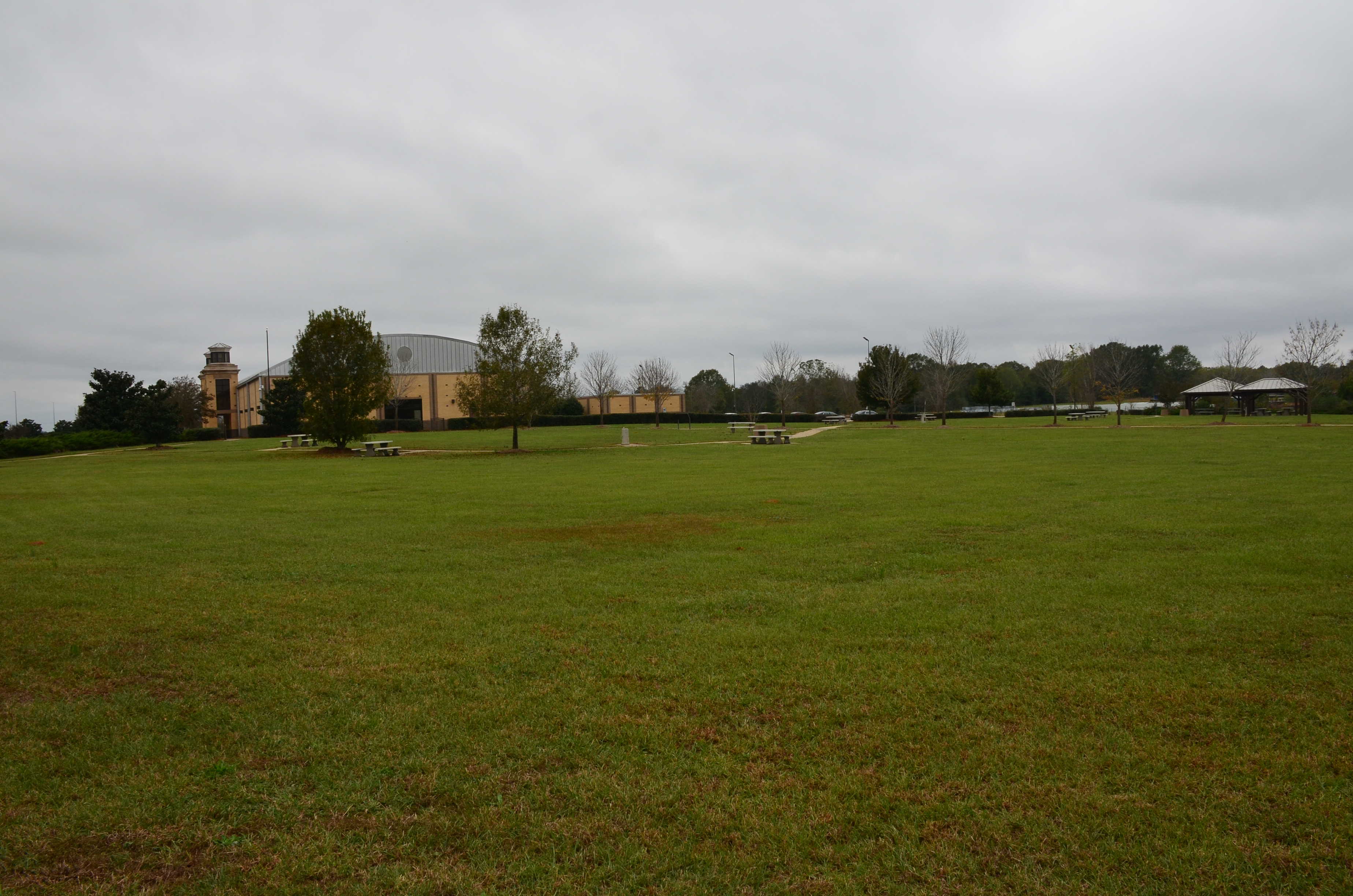 Site of tent city at the Lowndes Interpretive Center on the Selma to Montgomery National Historic Trail in Alabama
