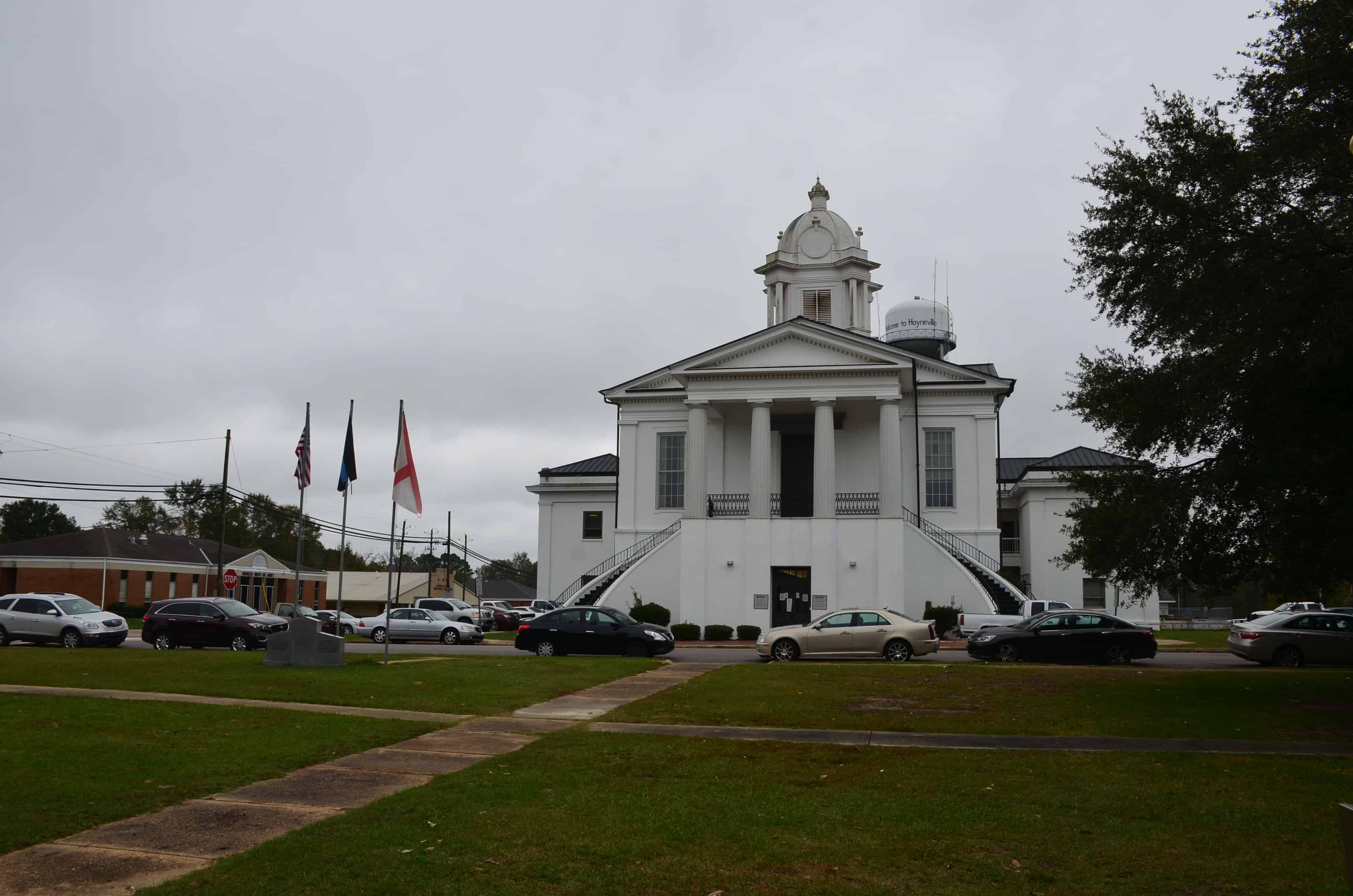 Lowndes County Courthouse in Hayneville, Alabama