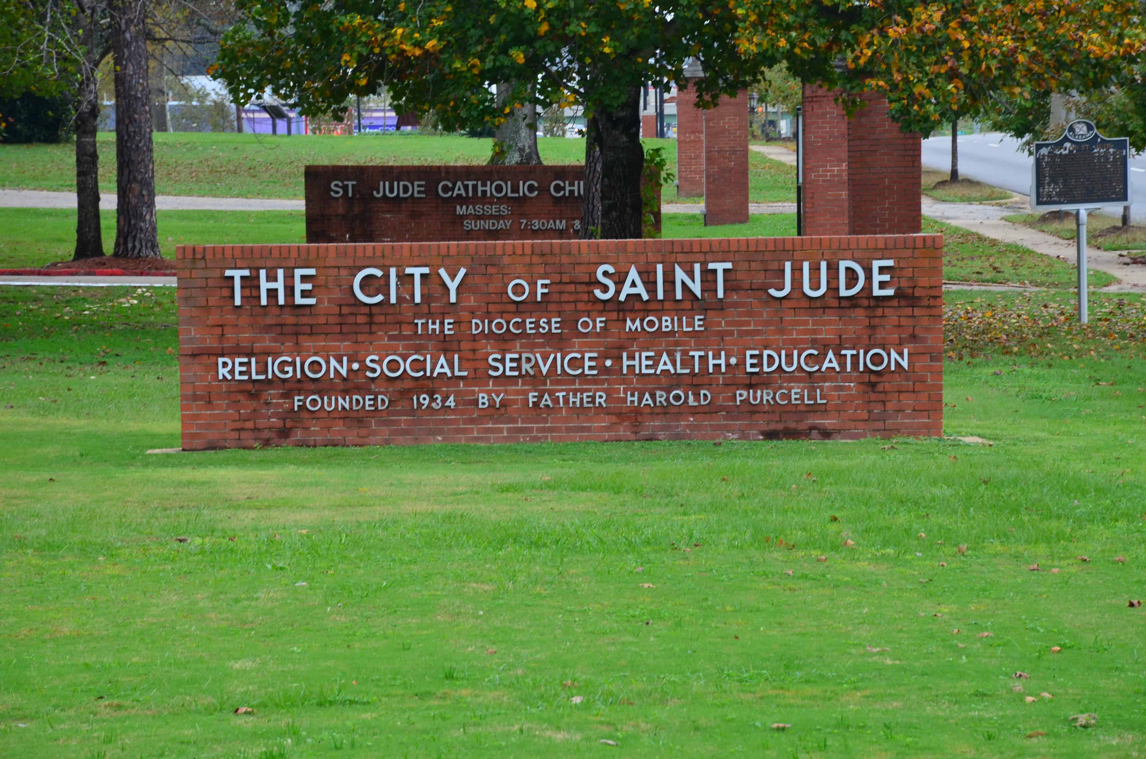 City of St. Jude on the Selma to Montgomery National Historic Trail in Alabama