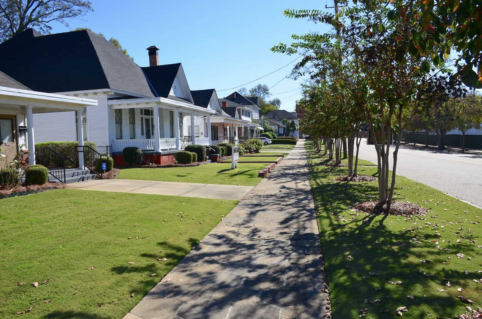 Jackson Street in Montgomery, Alabama