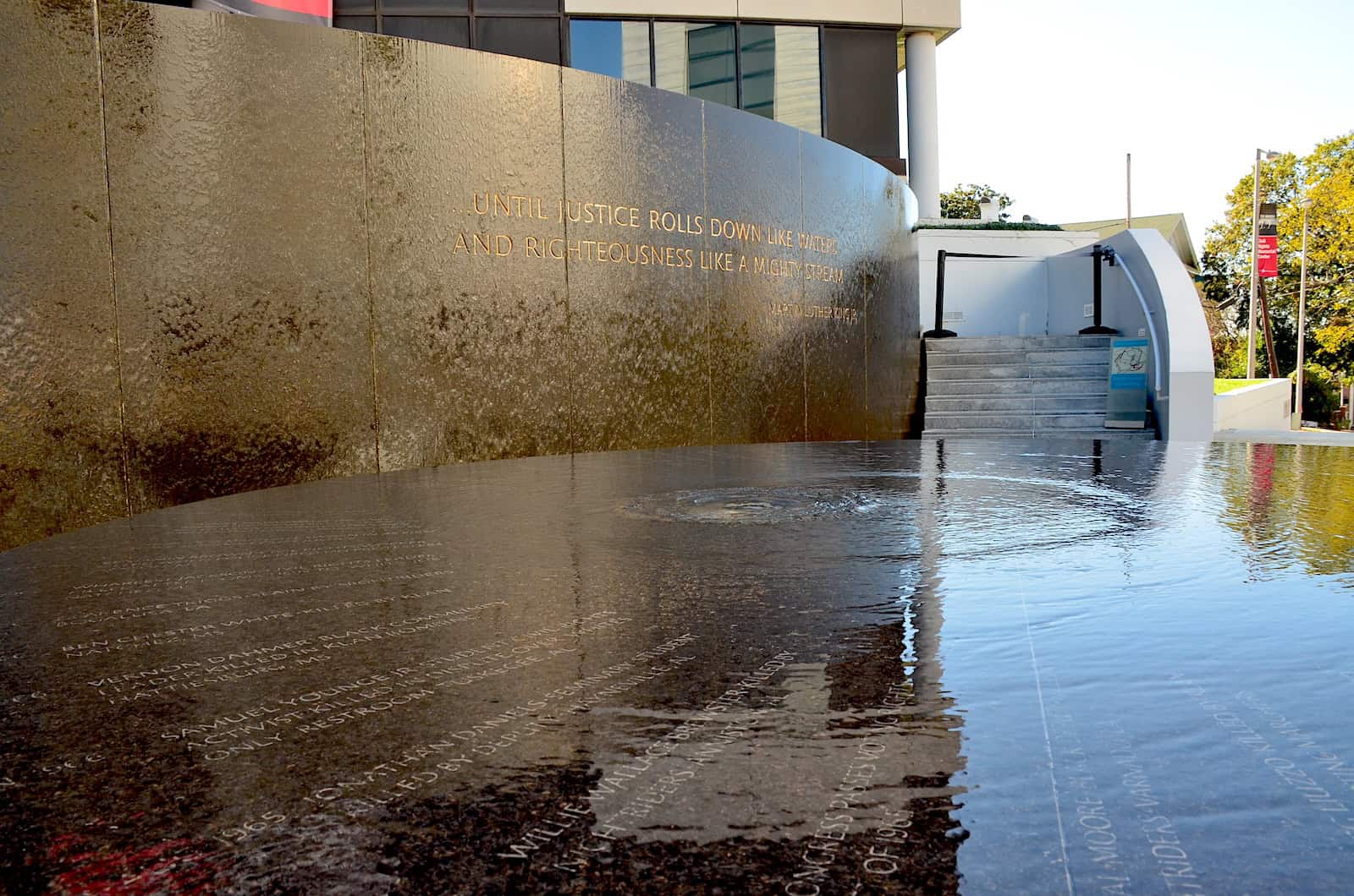 Fountain on the Civil Rights Memorial