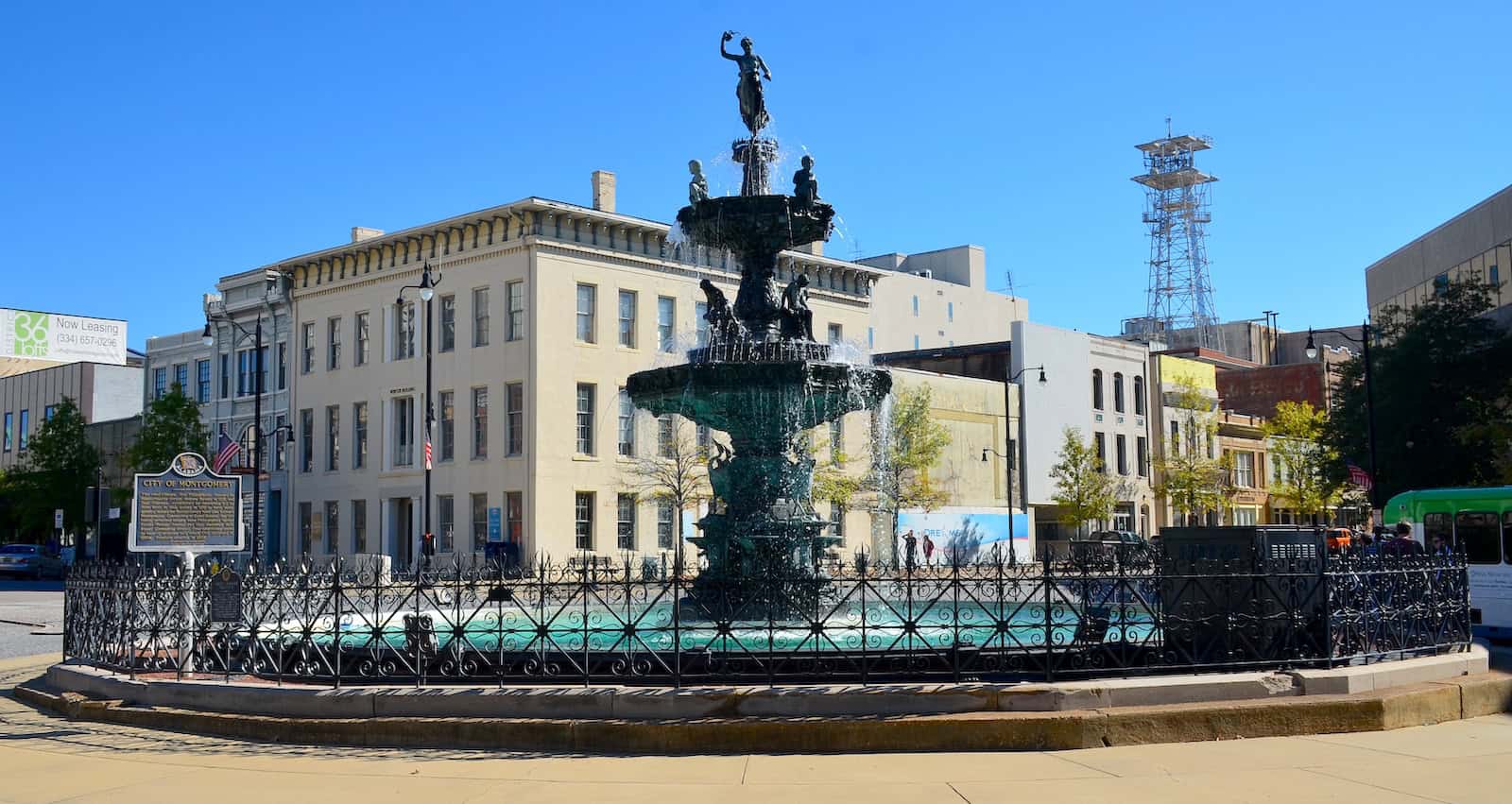 Court Square Fountain at Court Square in Montgomery, Alabama