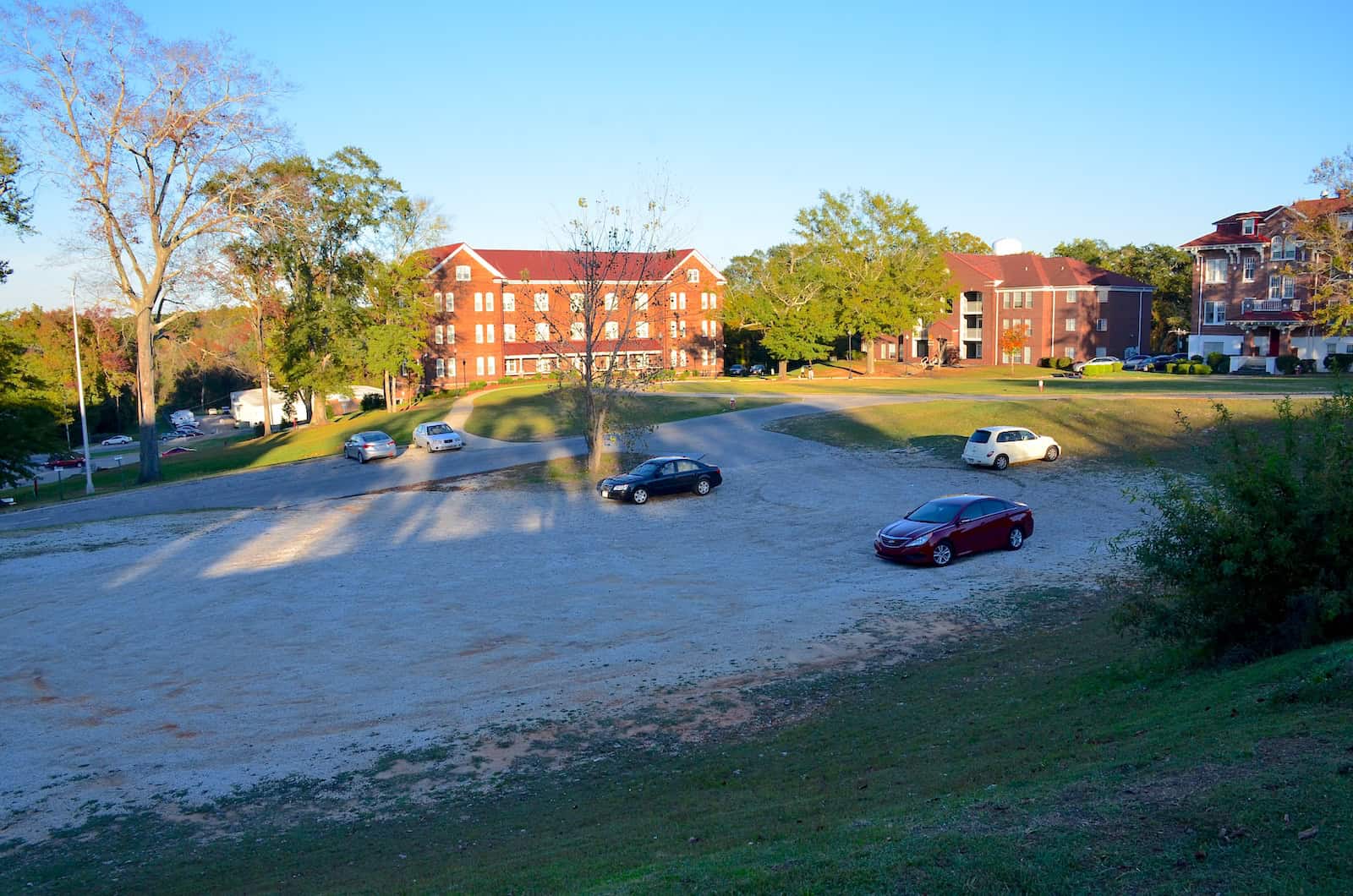 Site of Porter Hall and Huntington Academic Building