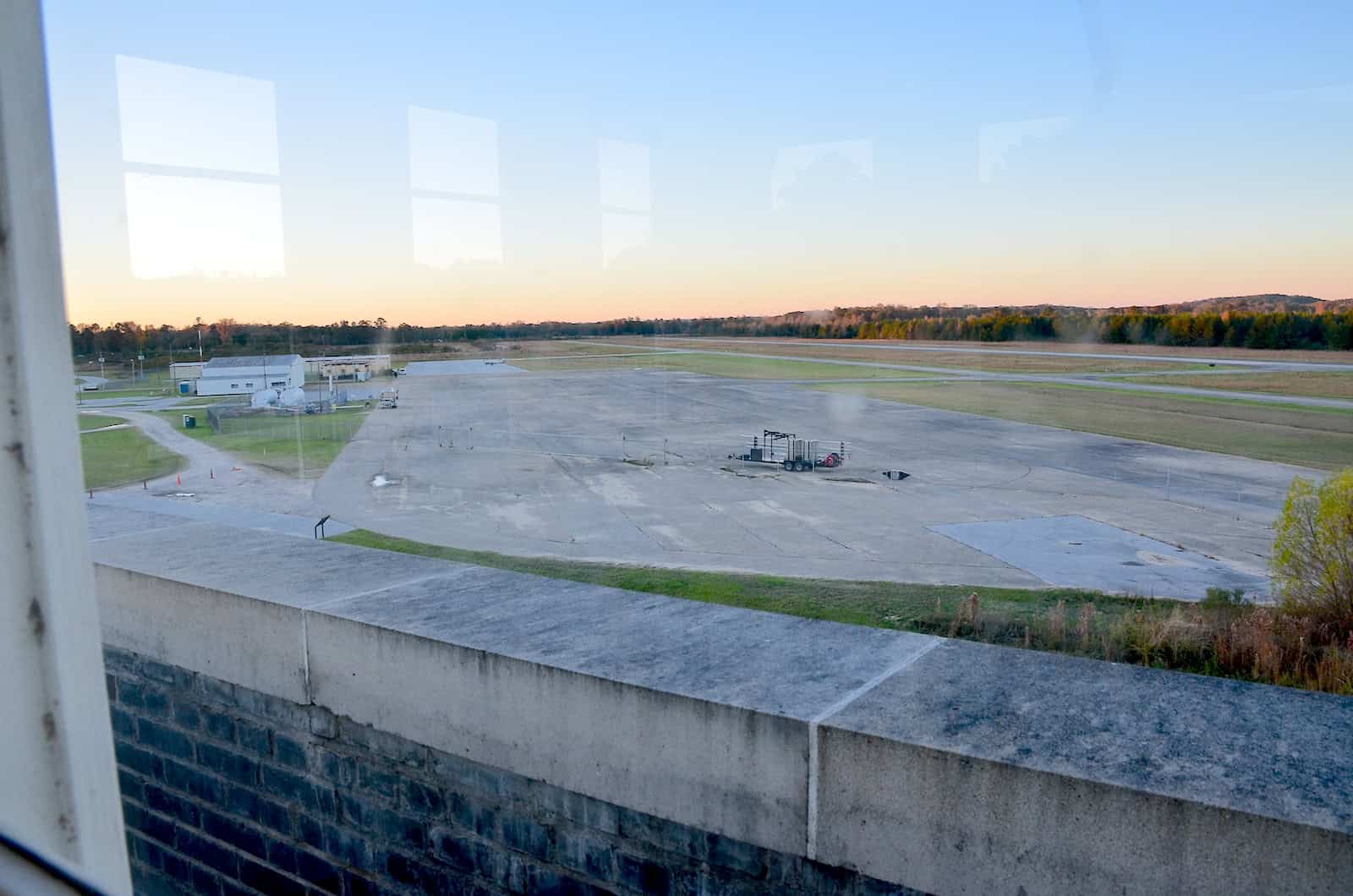 View from the control tower at Moton Field