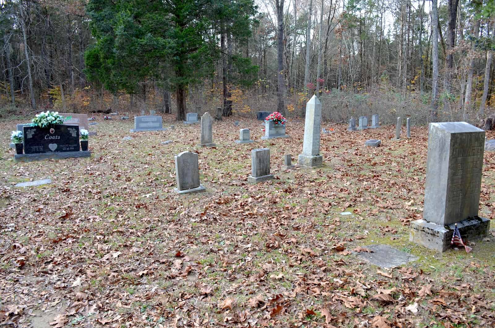 Joppa Ridge Cemetery at Mammoth Cave National Park in Kentucky