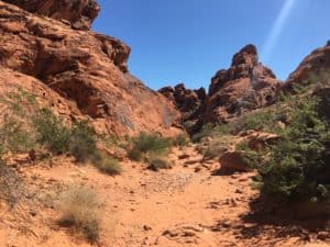 Mouse's Tank Trail at Valley of Fire State Park in Nevada