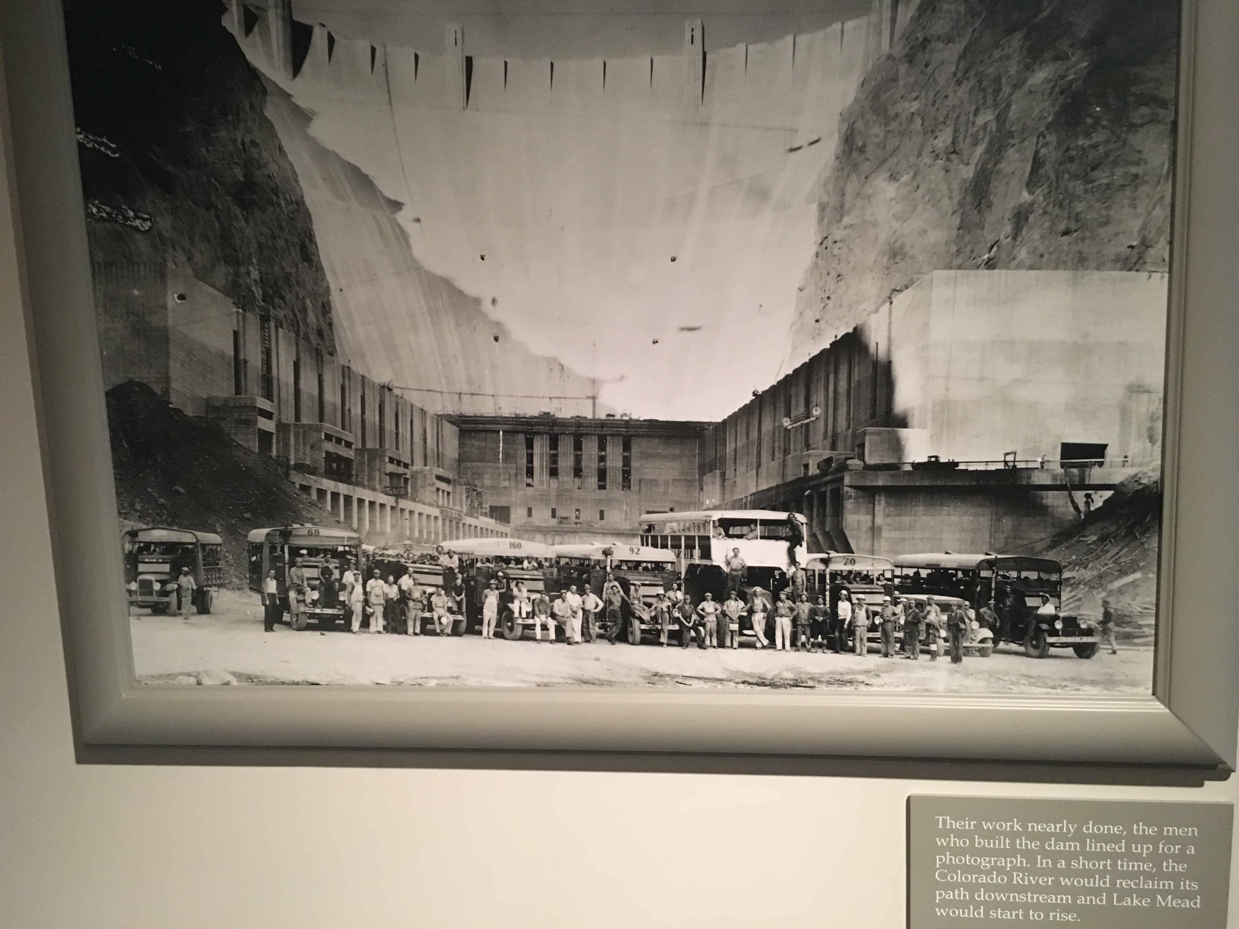The last photo taken before the floodgates opened at the Boulder City/Hoover Dam Museum in Boulder City, Nevada
