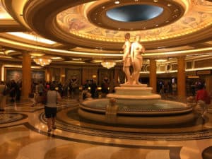 Lobby at Caesar's Palace in Las Vegas, Nevada