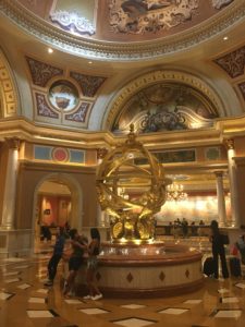 Lobby at the Venetian in Las Vegas, Nevada