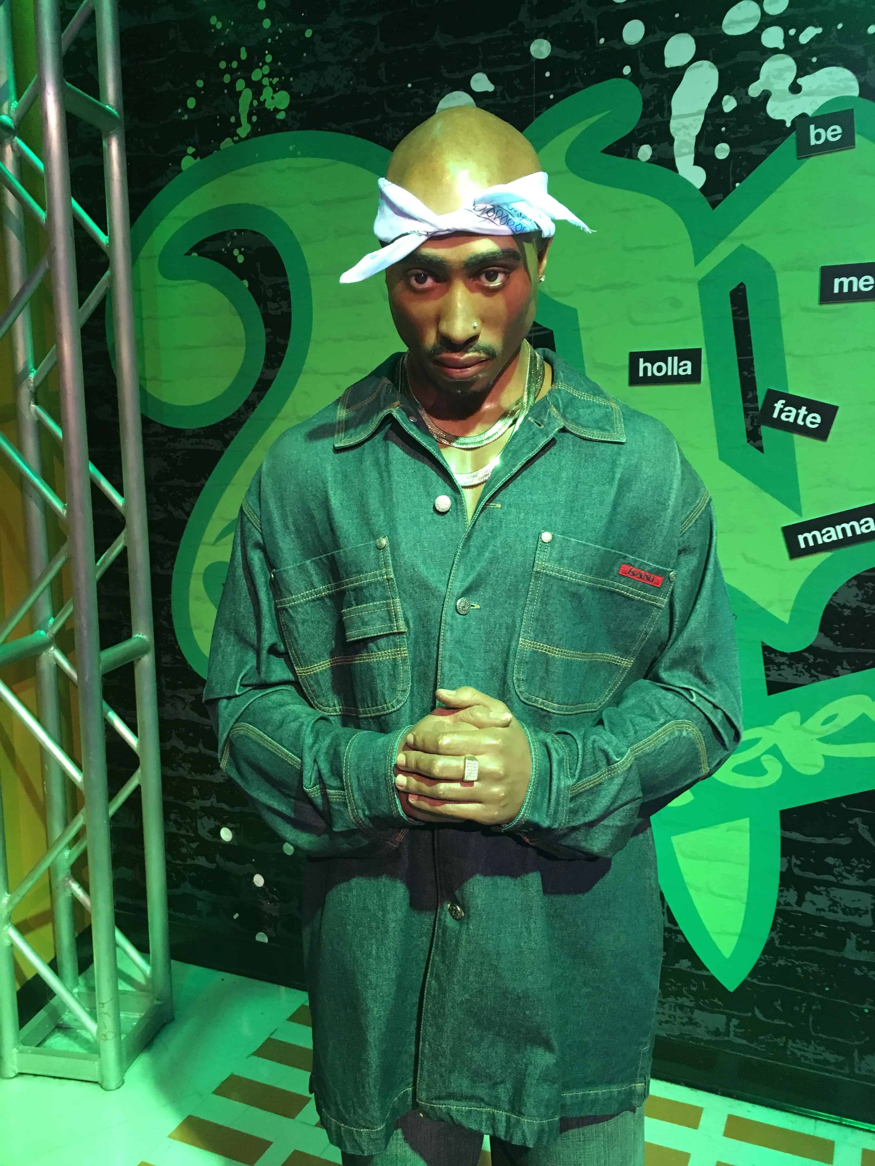 Tupac at Madame Tussauds Las Vegas