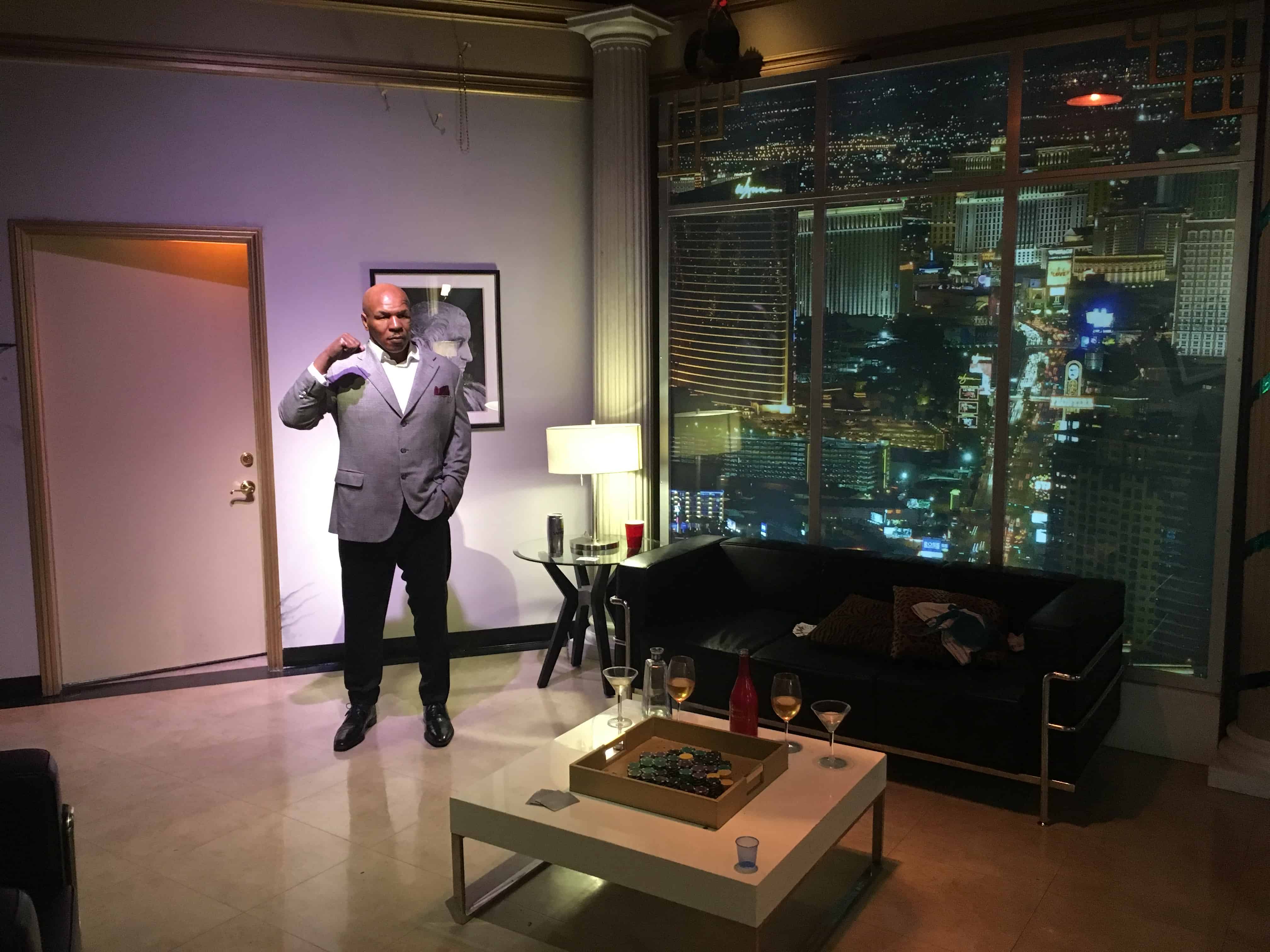 Mike Tyson at Madame Tussauds Las Vegas