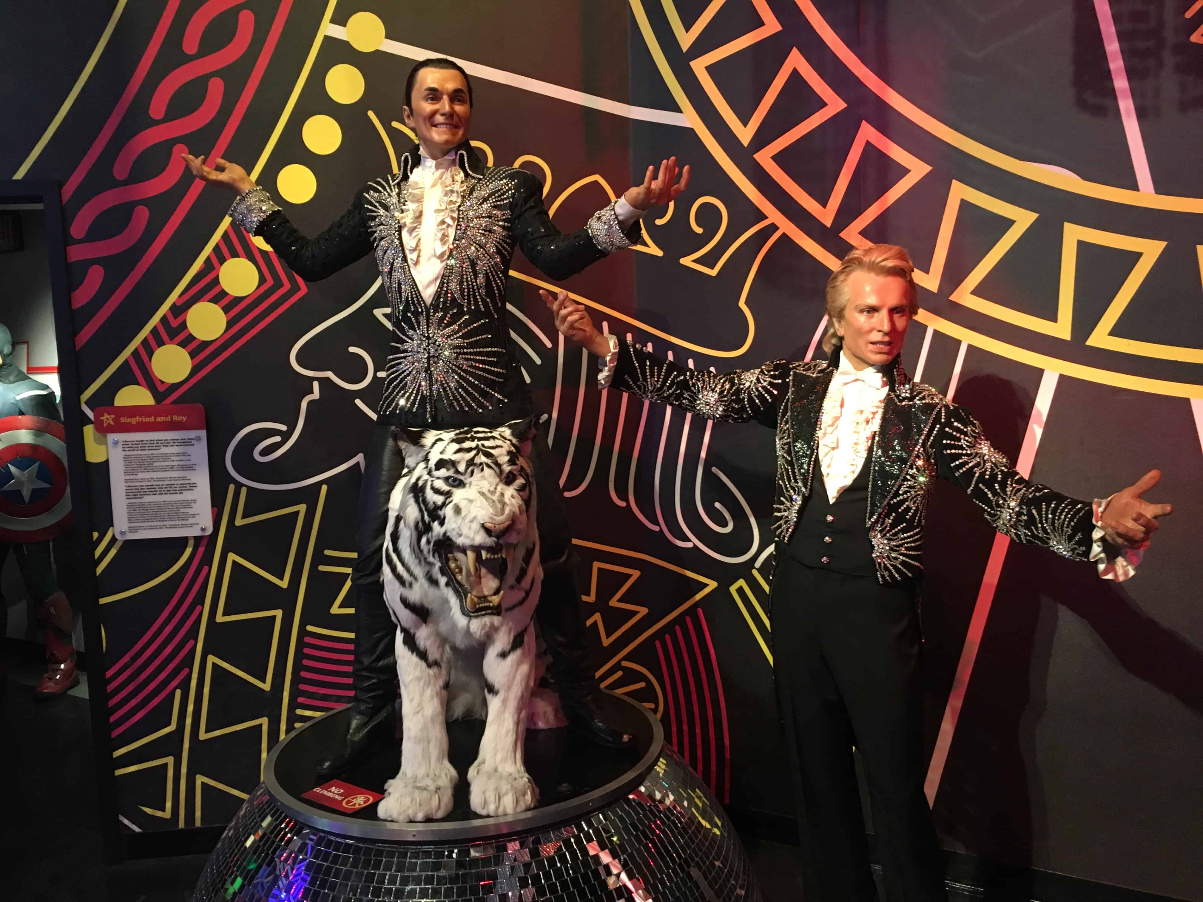 Siegfried and Roy at Madame Tussauds Las Vegas