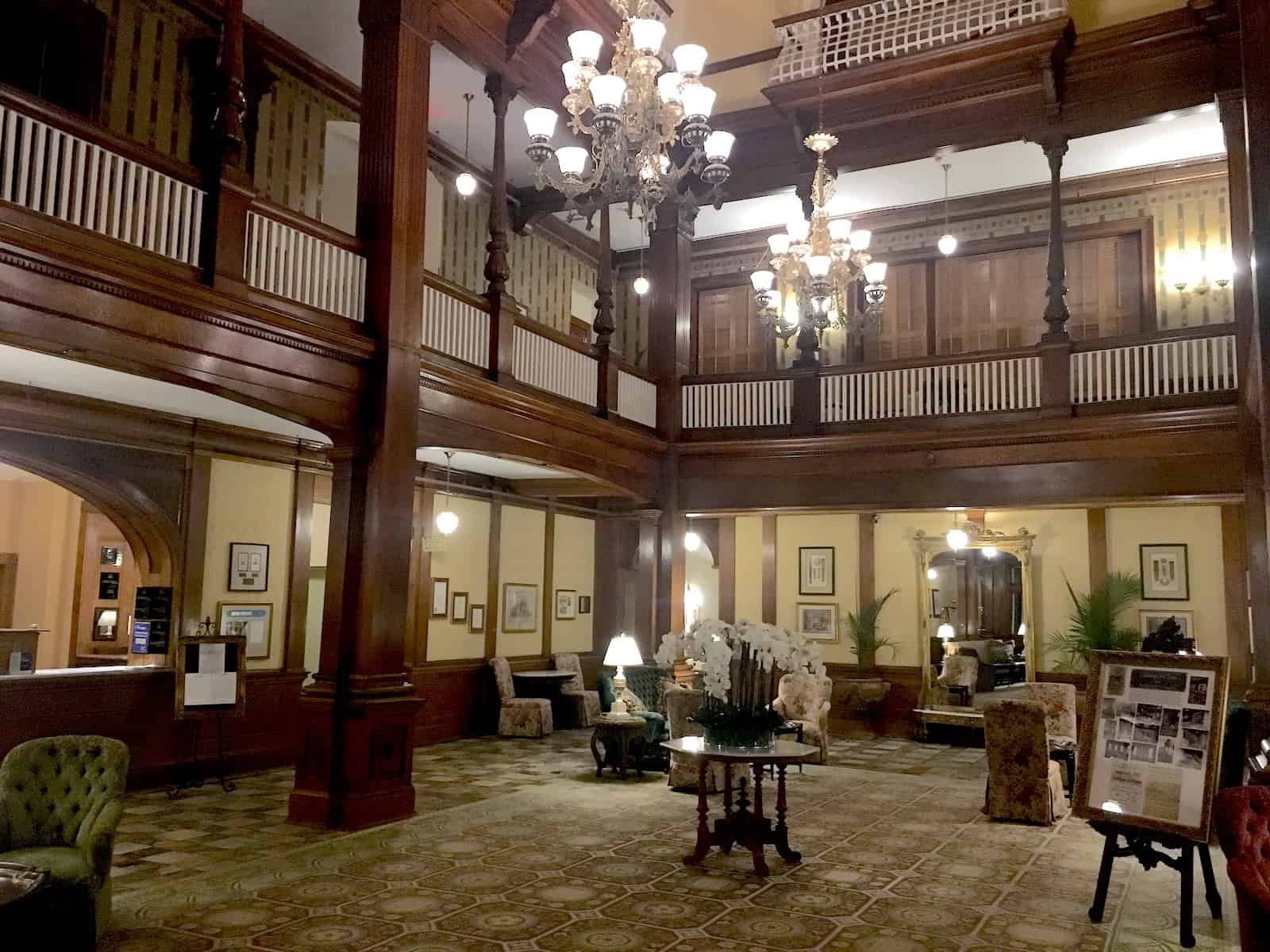 Lobby of the Windsor Hotel