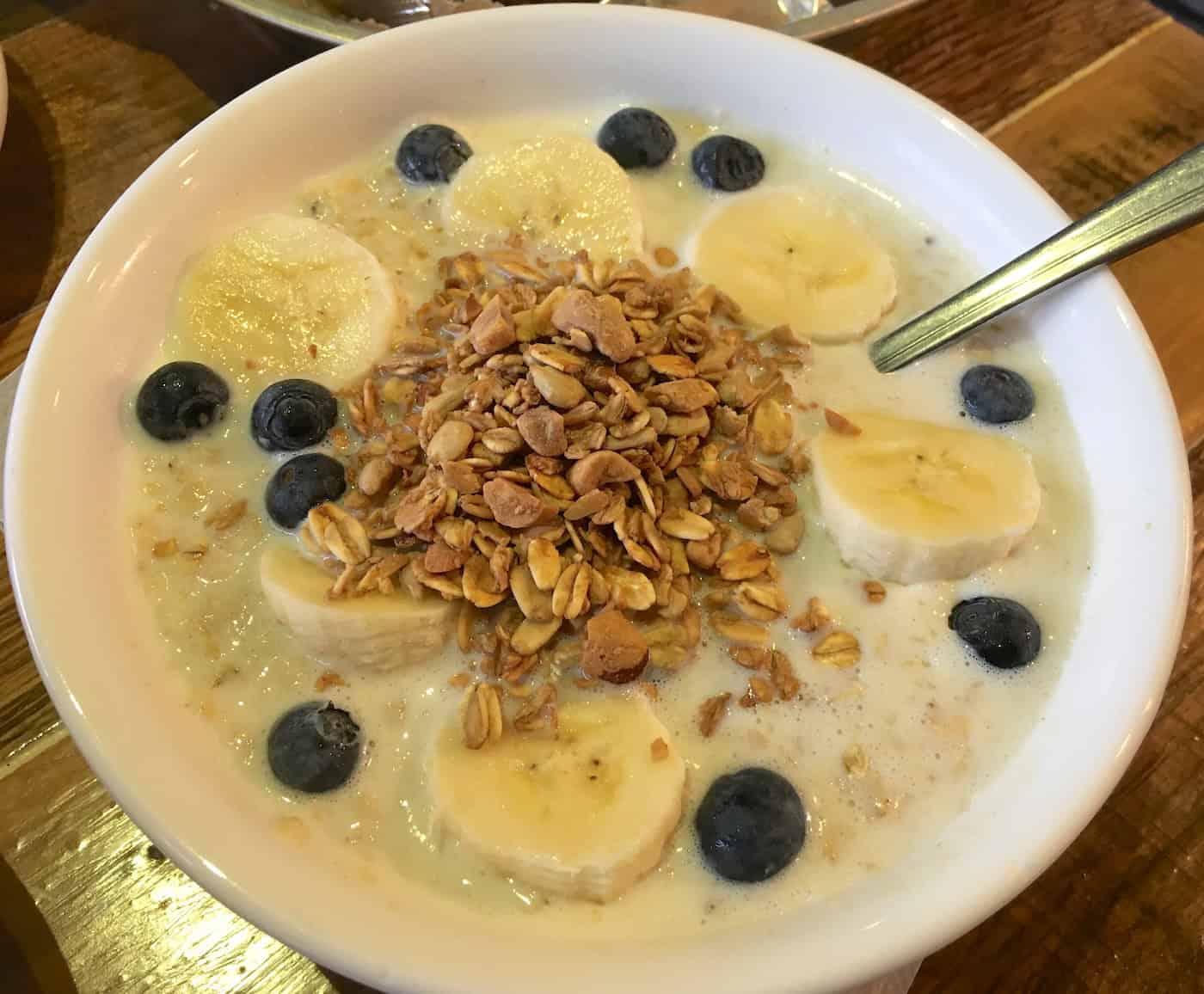 Oatmeal at Café Campesino