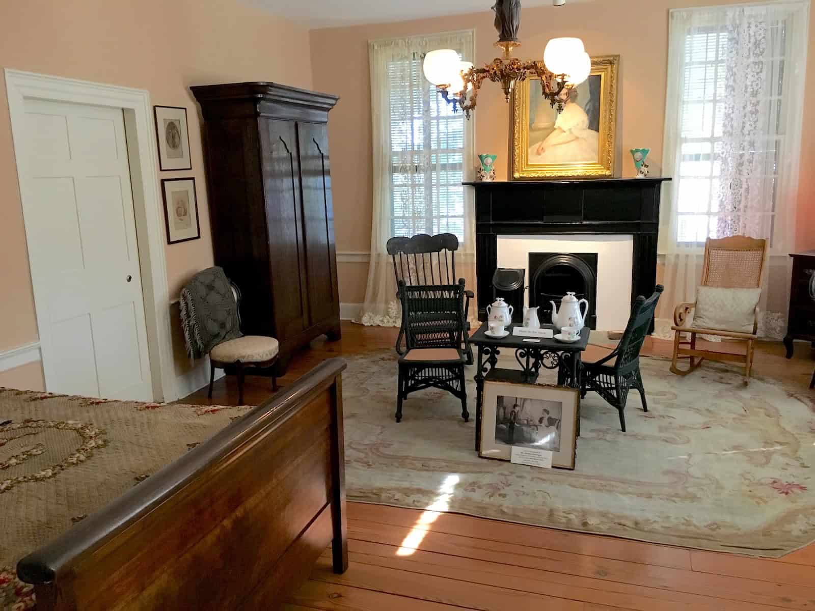 Upstairs bedroom at the First White House of the Confederacy