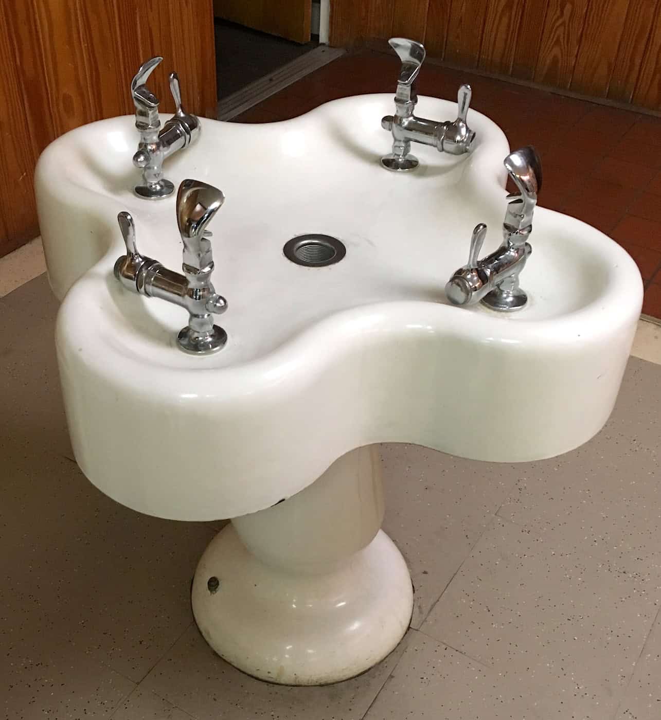 Water fountain at Dexter Avenue King Memorial Baptist Church in Montgomery, Alabama