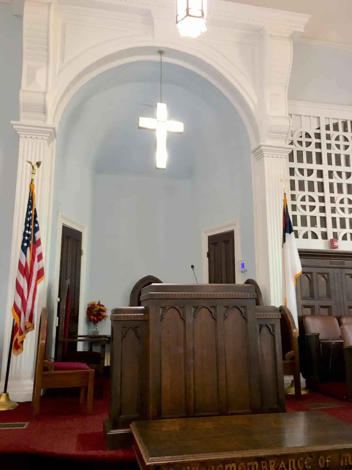 Pulpit at Dexter Avenue King Memorial Baptist Church