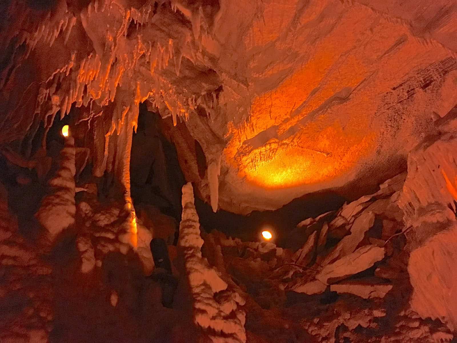 Cave formations on the Domes and Dripstones tour